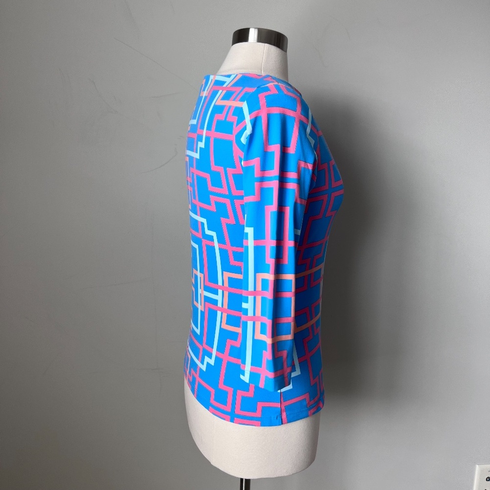 J.McLaughlin Catalina Cloth Wavesong Top‎ Size Small - Picture 12 of 15